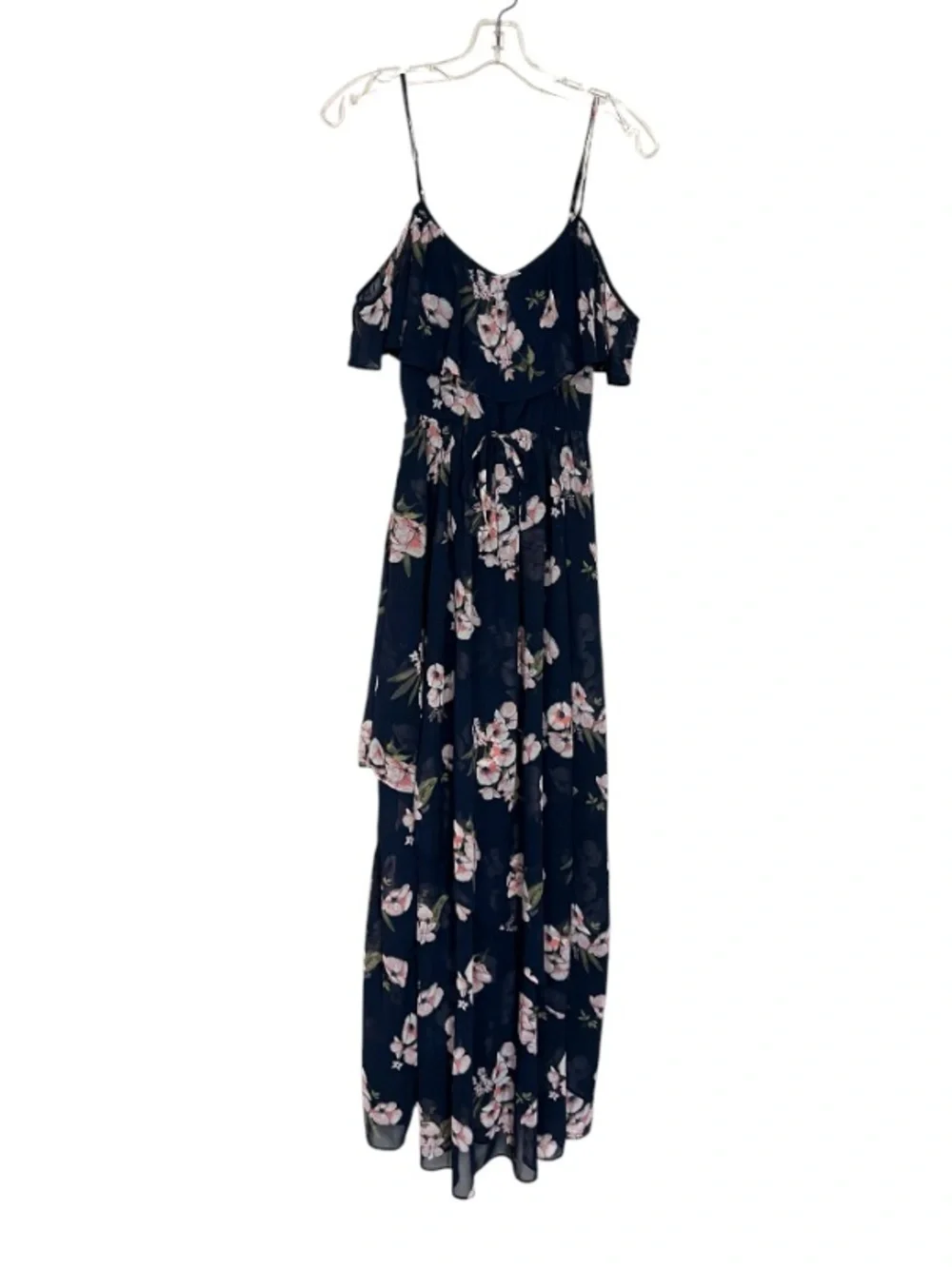 Abercrombie Y2K Floral Maxi Dress Layered Boho Cottagecore Whimsigoth XS